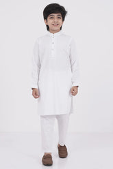 Boy's Panjabi (2-7Y) (White)